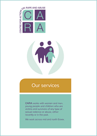 CARA leaflet: Providing specialist support for victims and survivors of sexual violence and abuse