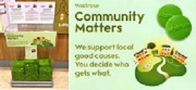 We are one of Waitrose Colchester's chosen charities for December